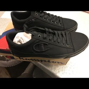 Champion Mens Fringe LO BLACK Canvas Shoes Size 11